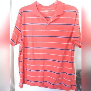 Saddlebred Men's Comfort FLEX Striped Polo Shirt